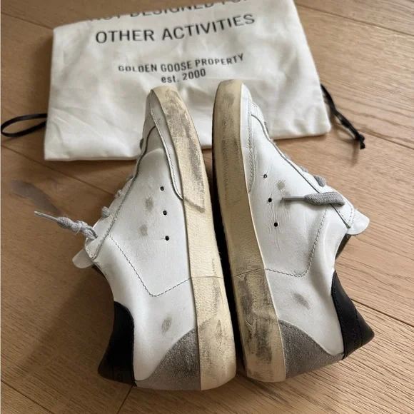 GOLDEN GOOSE Superstar Mixed Leather Sneakers Size 36 - Picture 5 of 11